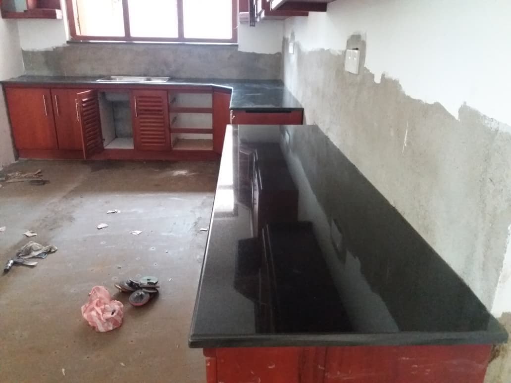 Finished Bathroom Counter